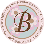 Name Doodles - Round Address Labels/Stickers (Bella Light)